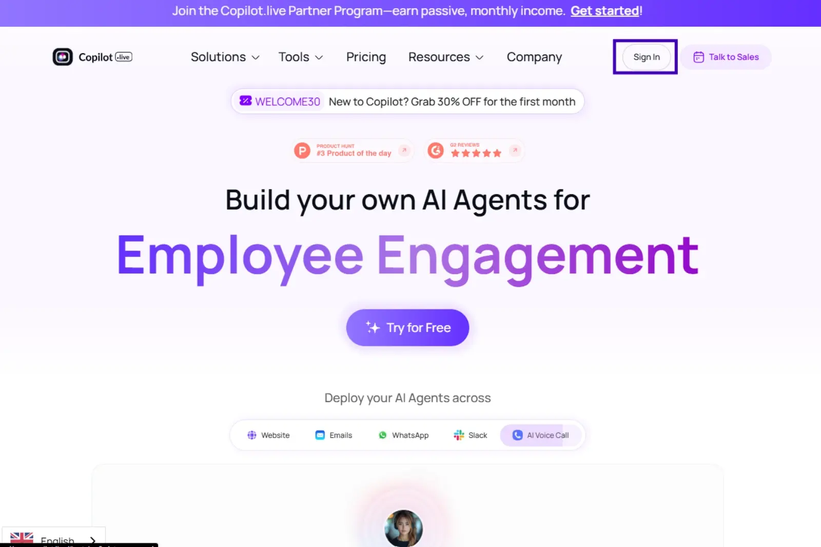 Navigate to our official website