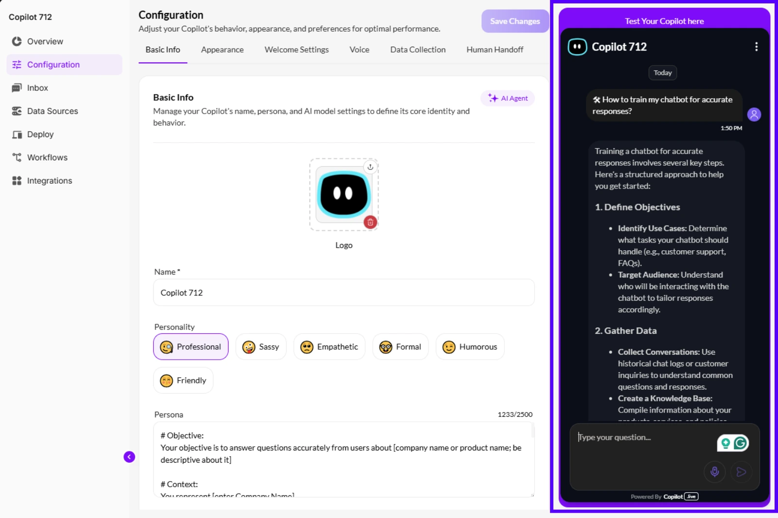 Examine your chatbot