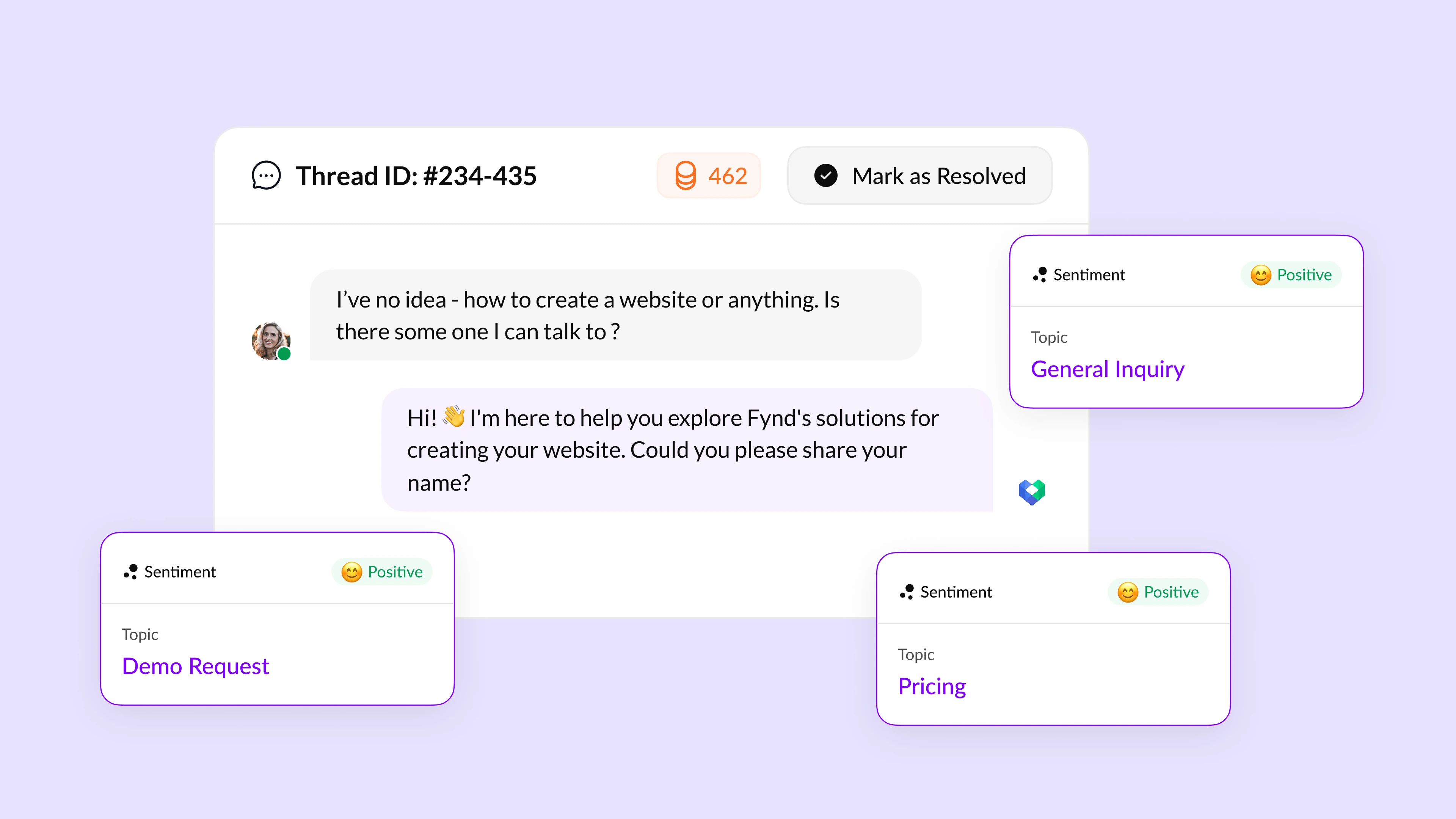 Auto topic classification