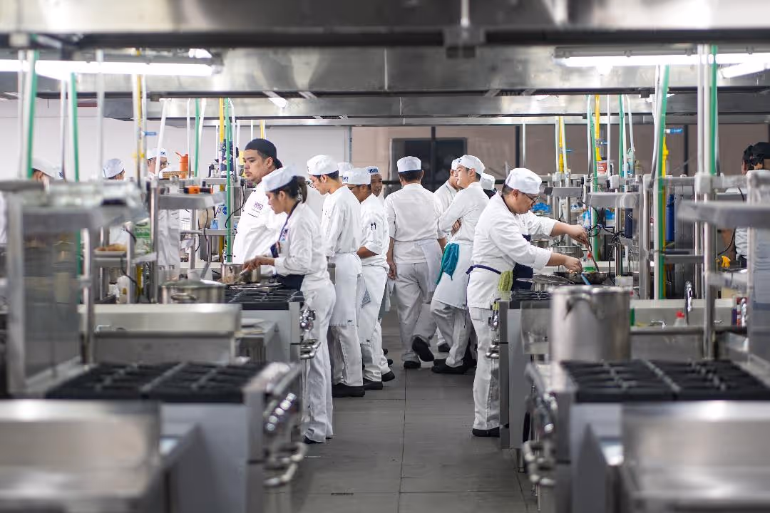 CCA Manila’s 500sqm grand kitchen has 45 individual stations to cater to each student. It is also the largest working kitchen in the metro.