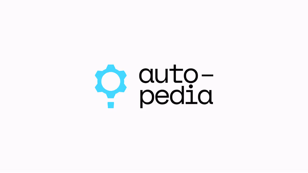 Auto-pedia logotype for educational automotive content