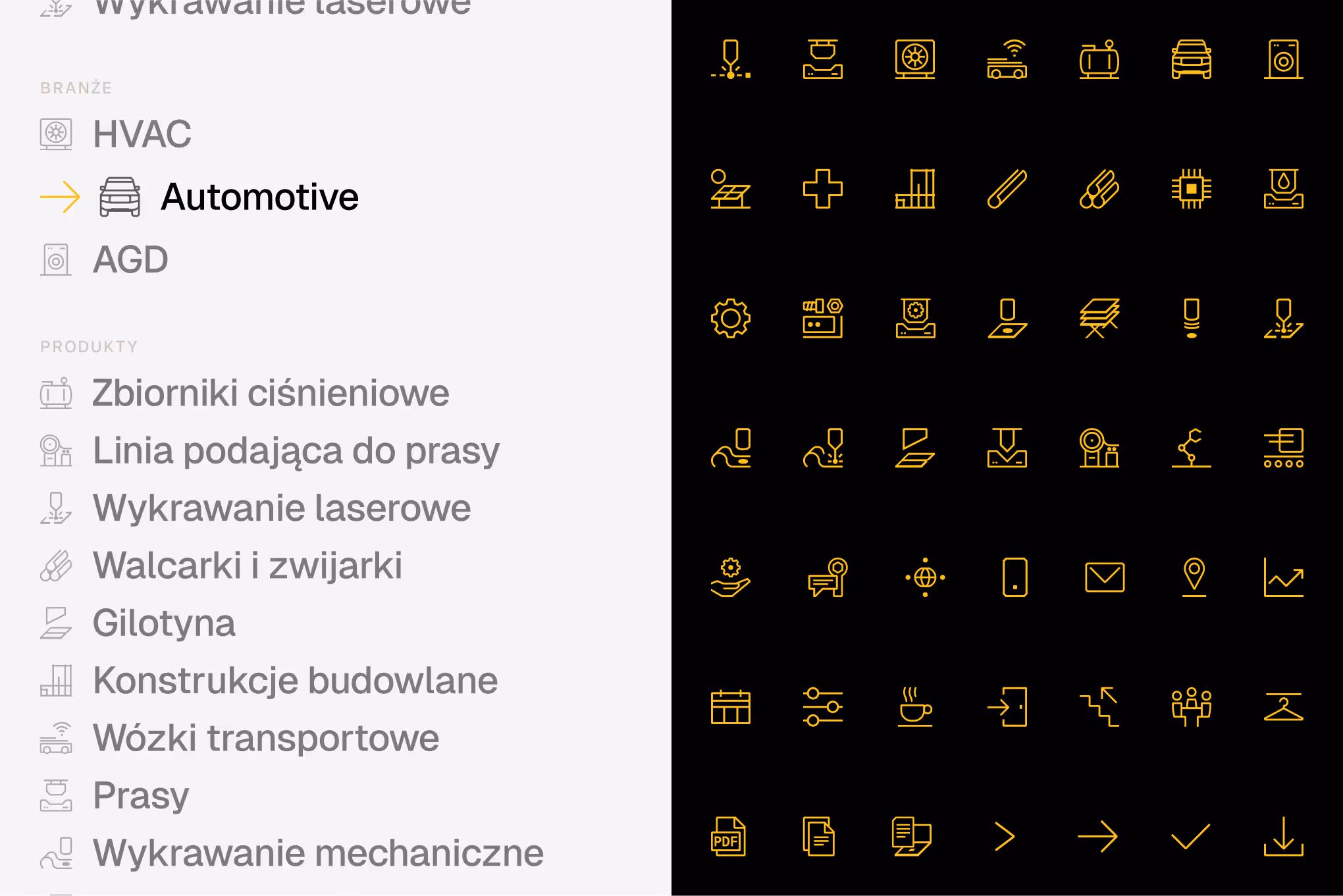 Ventor pictogram set, tools and interface icons
