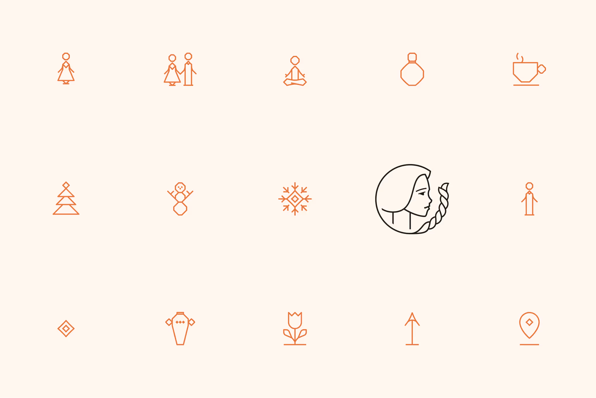 MOKA pictogram set: full collection across all categories