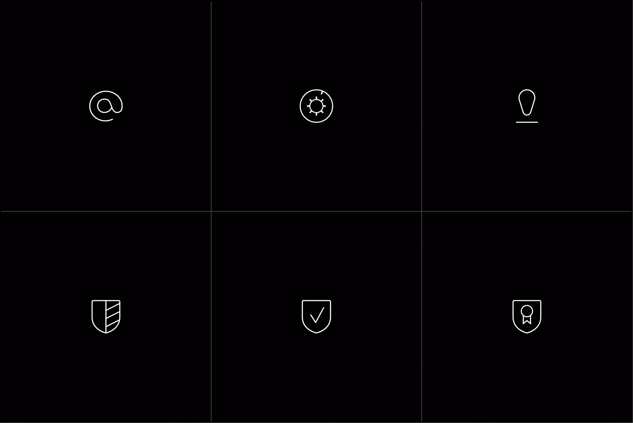 Valo pictogram set: value section shields, location markers, and custom at symbol