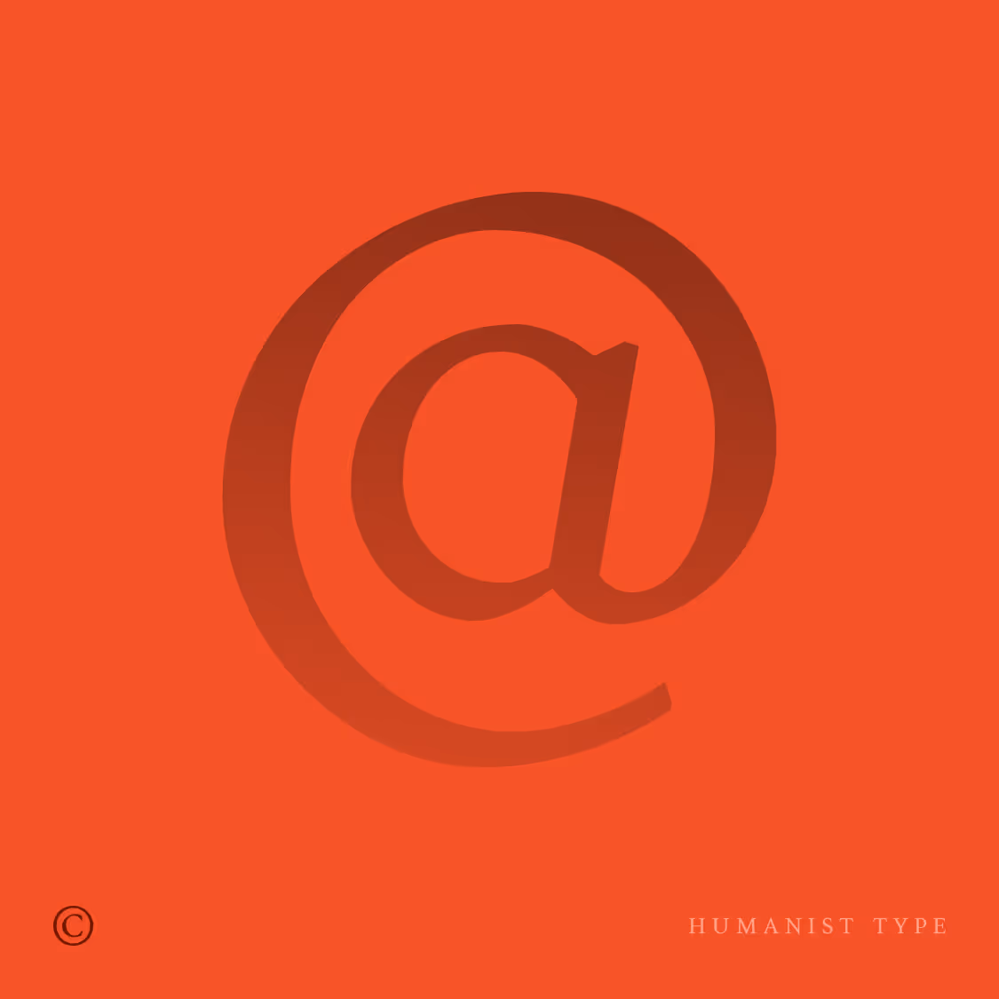CESAR typeface — at symbol