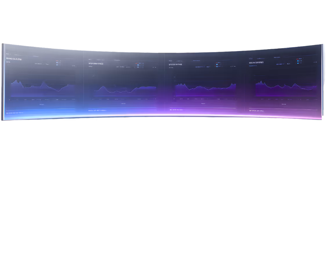 3D SCREEN WITH DASHBOARDS