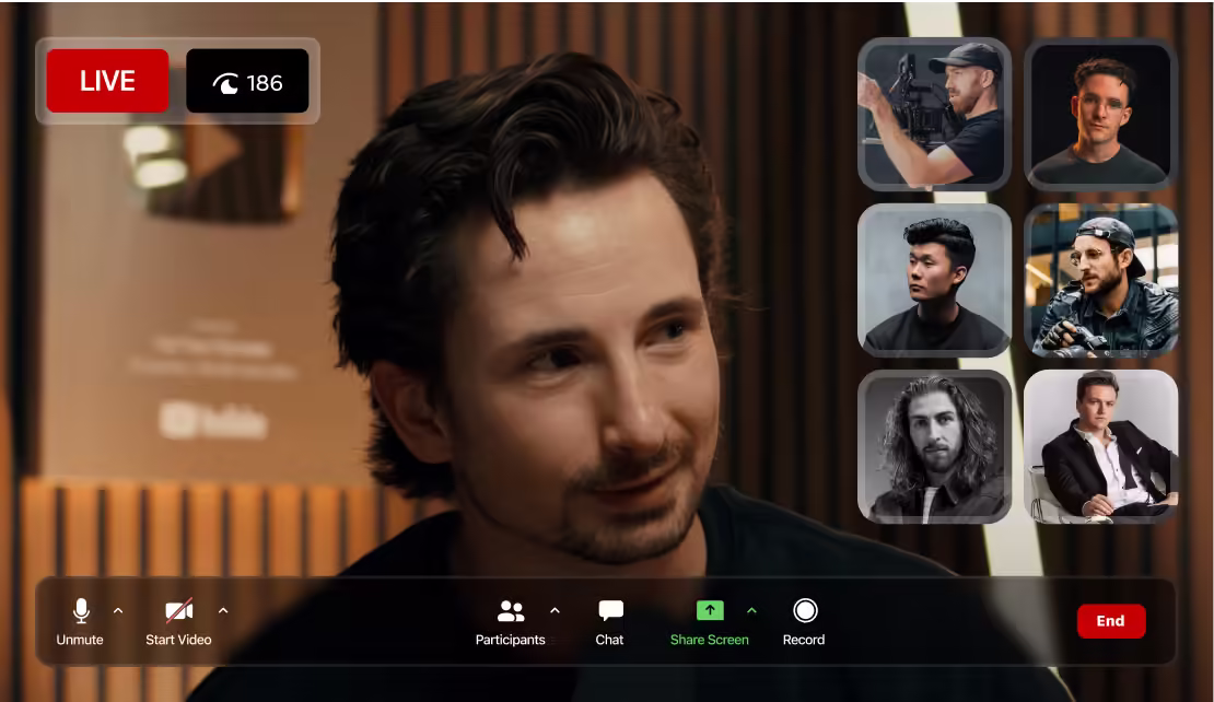 landon in a live call