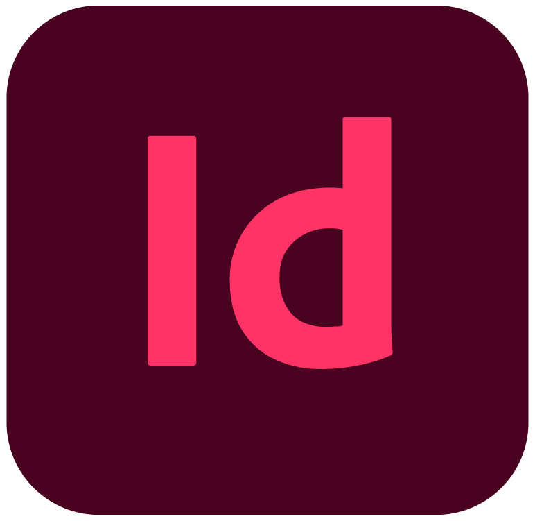 Adobe Indesign's logo.