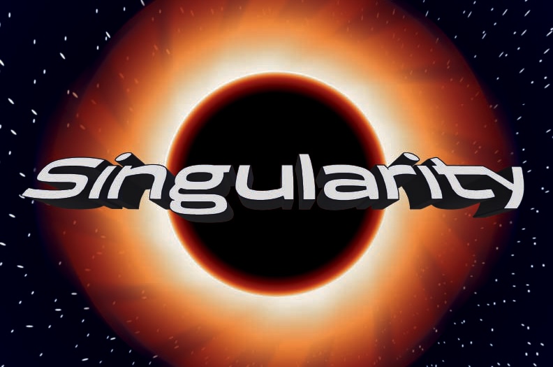 The portfolio thumbnail of the "Singularity" poster.