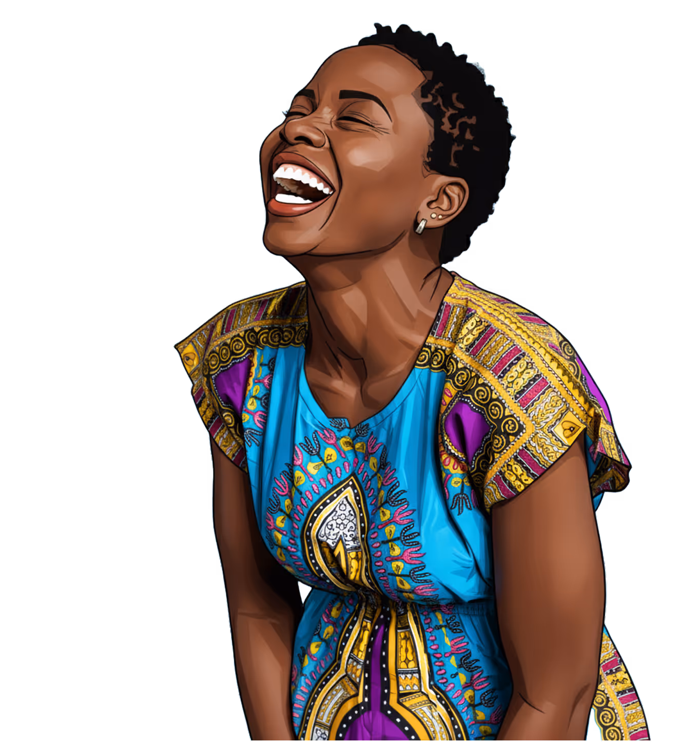 Happy African Woman