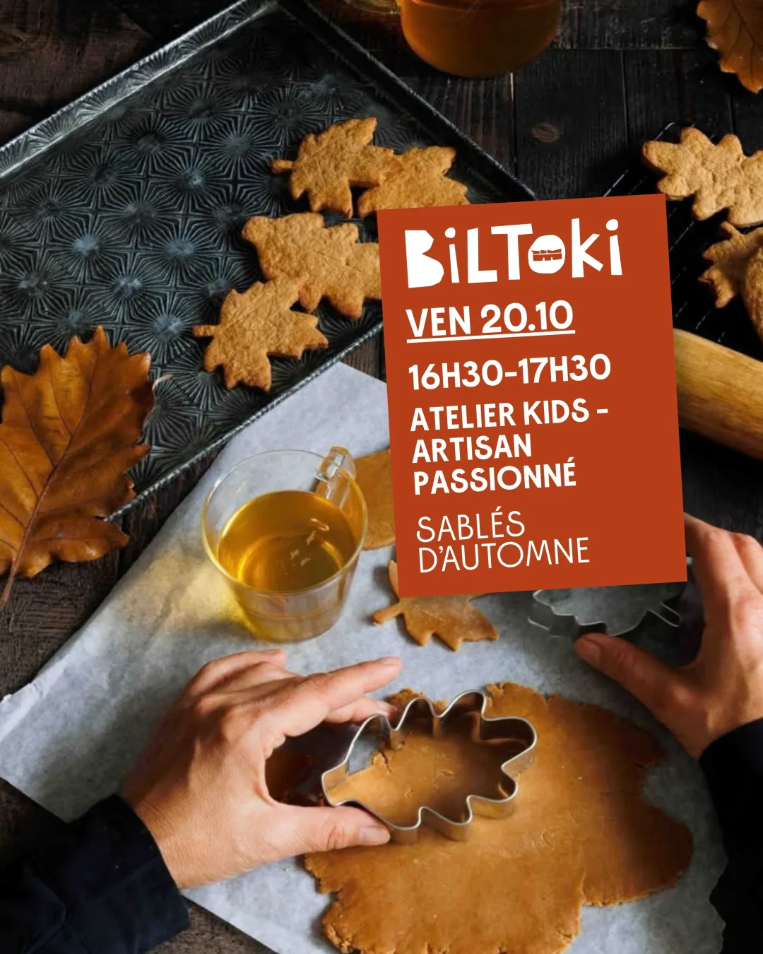ATELIER KIDS - SABLÉS D'AUTOMNE