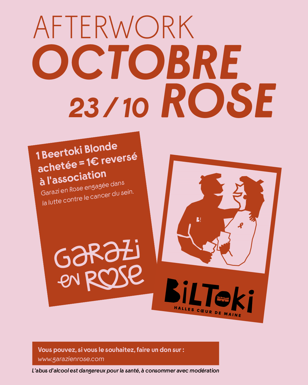 AFTERWORK OCTOBRE ROSE 