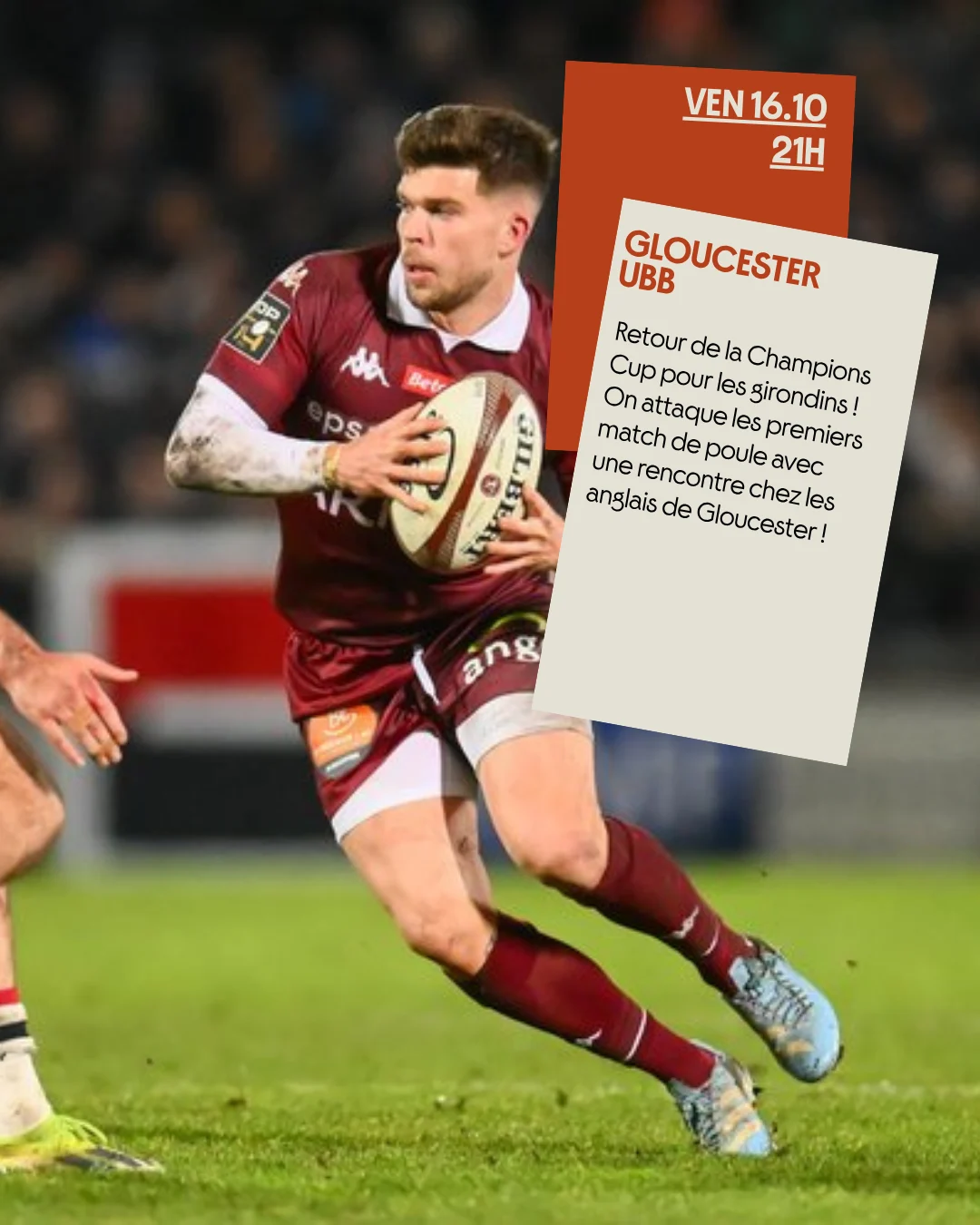 La Champions Cup revient à Bordeaux - Gloucester - UBB
