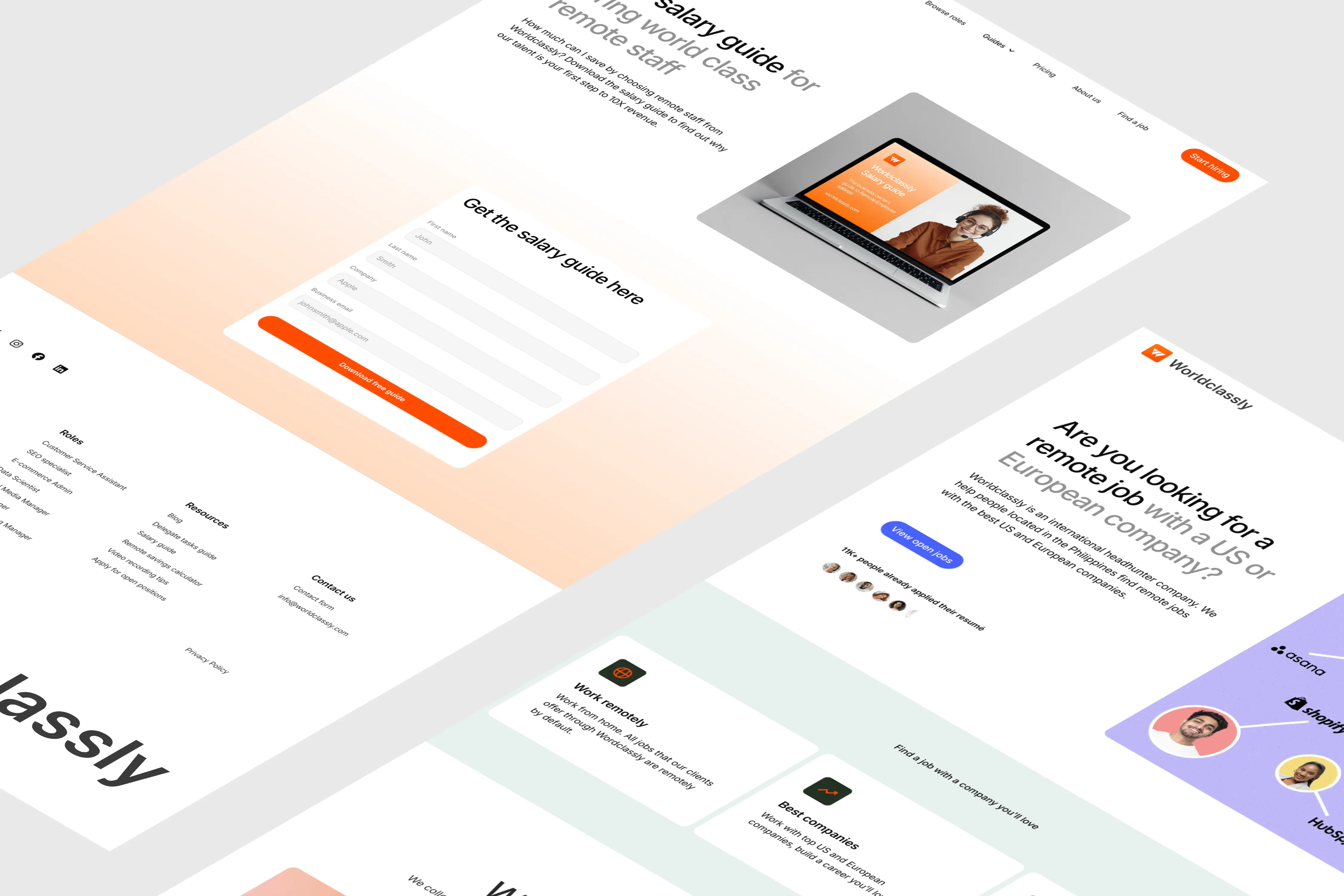 Website design for Worldclassly by Inch Design Studio