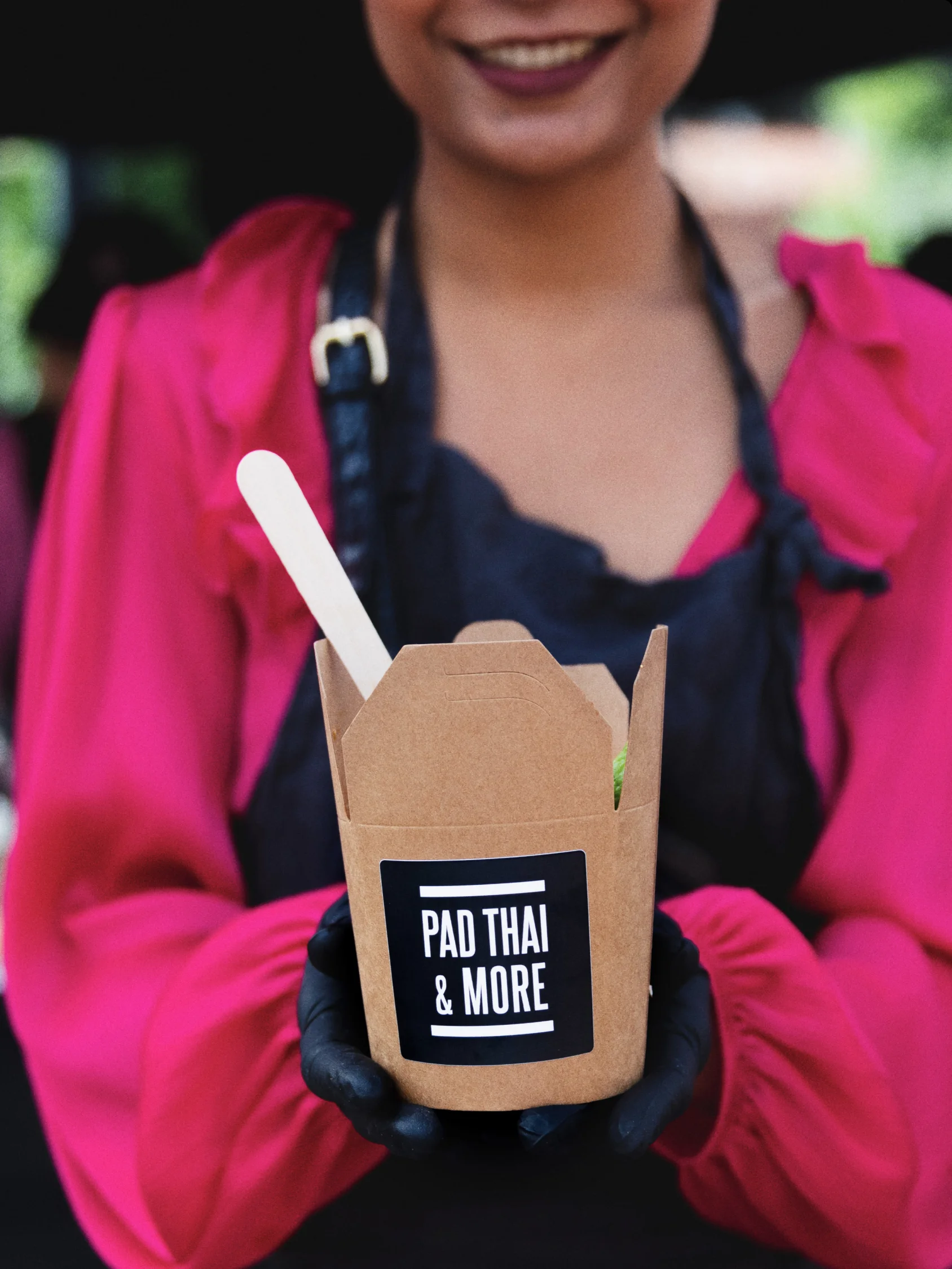 Food packaging design for Pad Thai & More