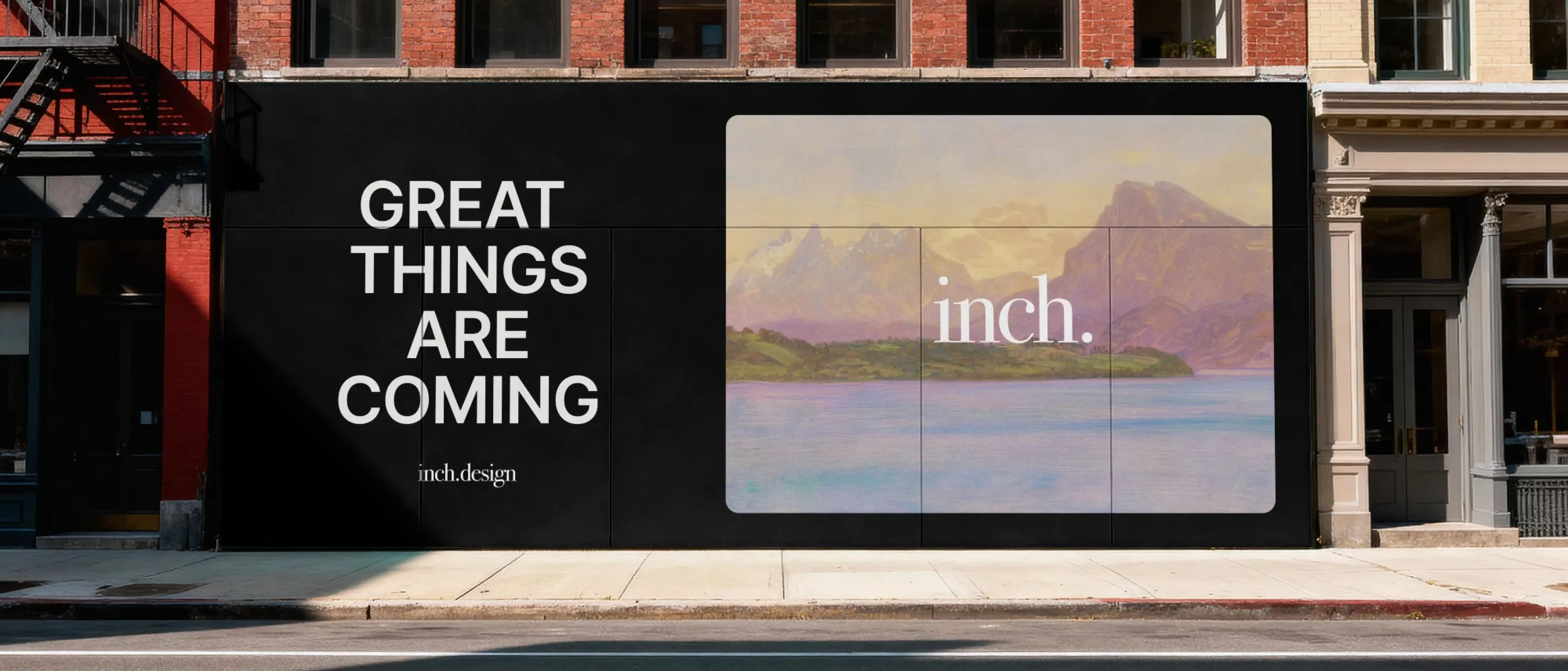 Inch Design Studio billboard