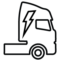 Electric heavy goods vehicle