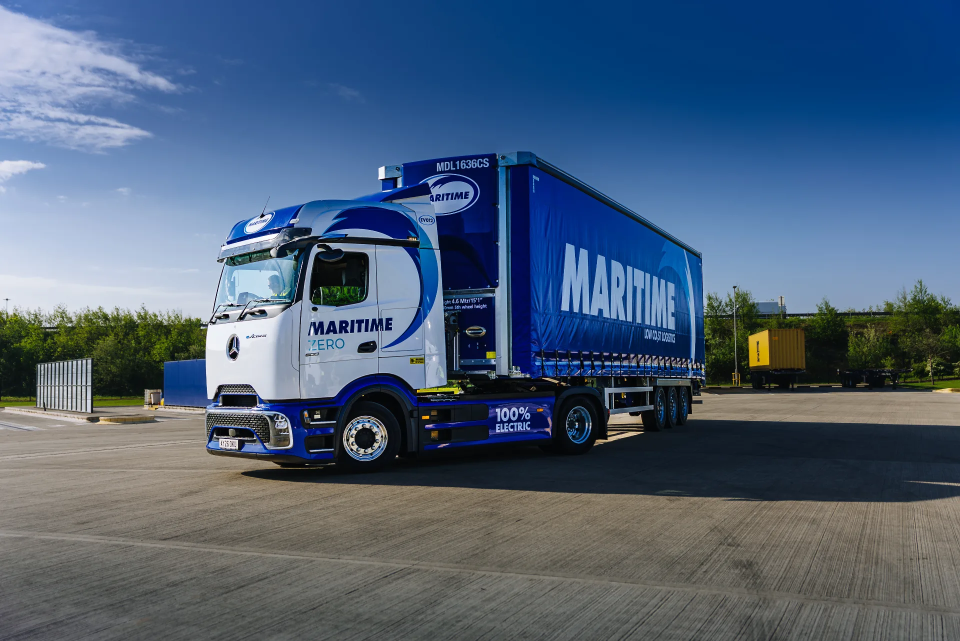Electric heavy goods vehicle.