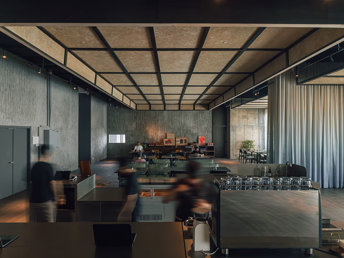 Café in our open lobby; artisan coffee, baked pastries, co-working friendly with fast Wi-Fi