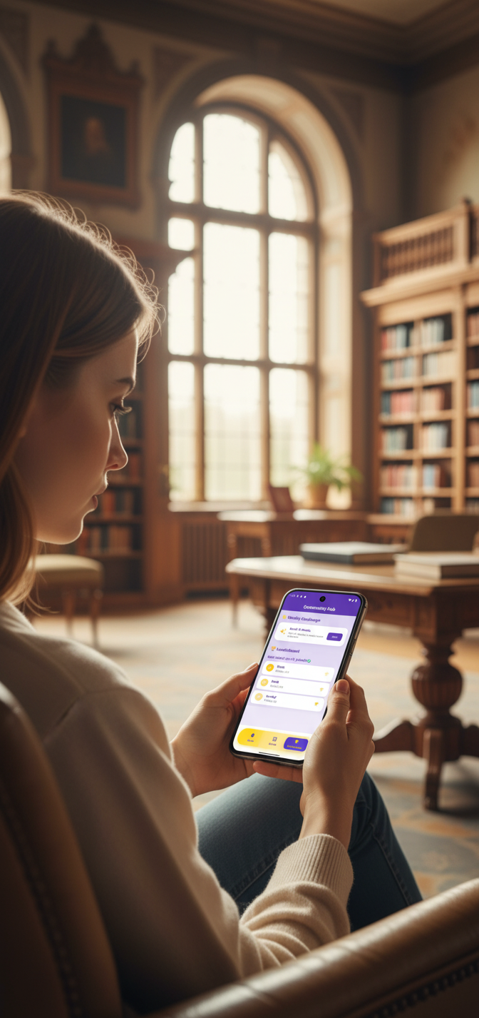 image of interactive lesson on tablet