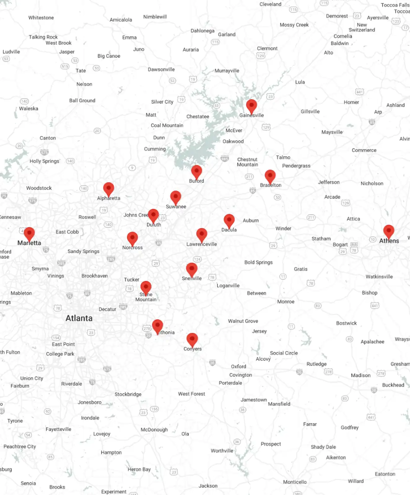 Star Plus Group Service Area Map