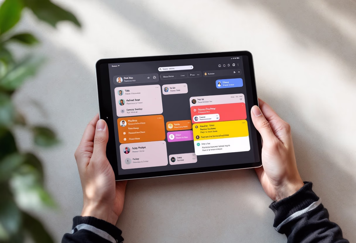[interface] interface of task management module (for a productivity tools business)