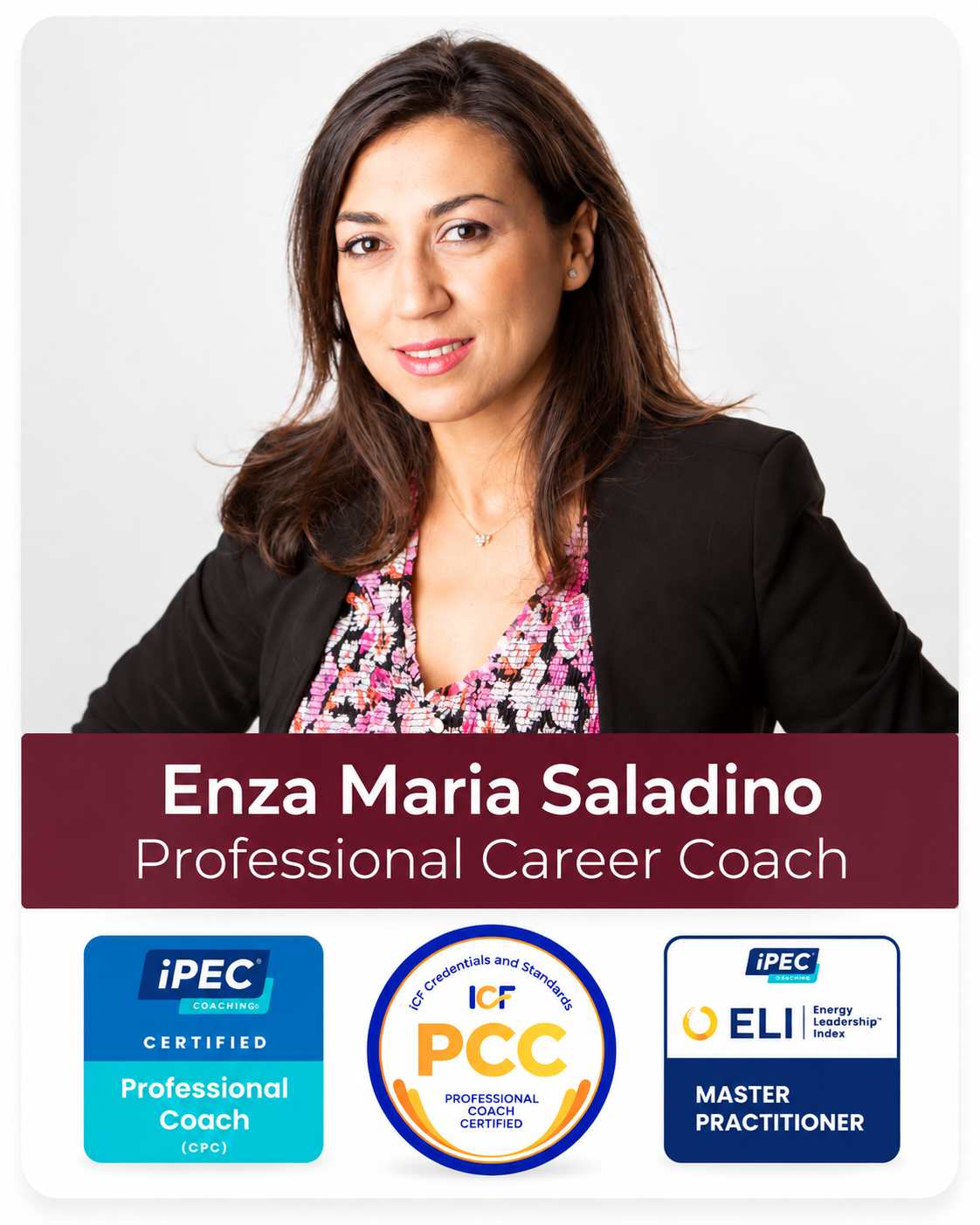 Enza Maria Saladino, career coach PCC ICF
