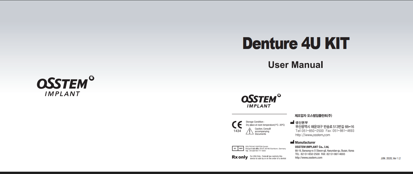 Denture 4U Kit Instructions