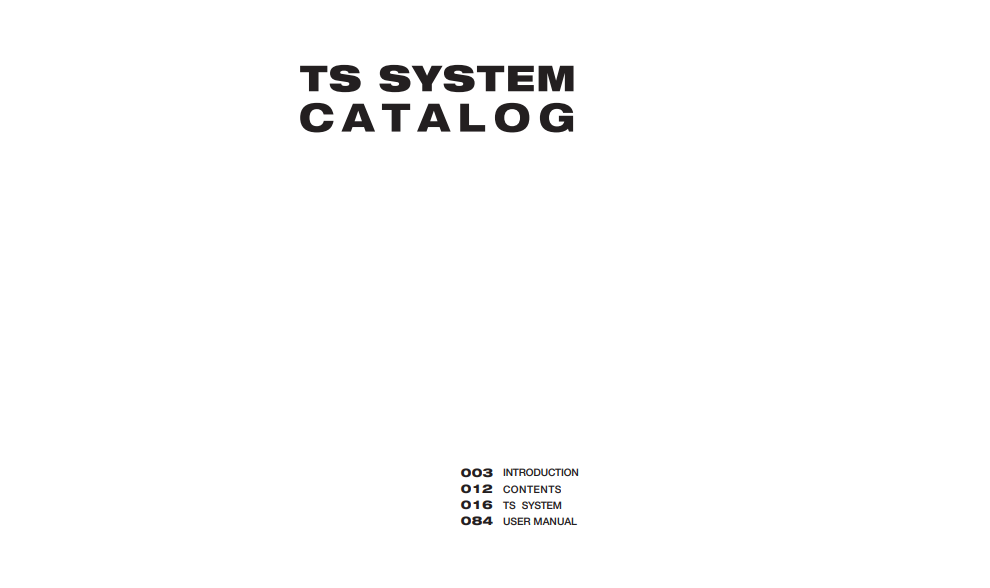 TS System SOI Catalogue