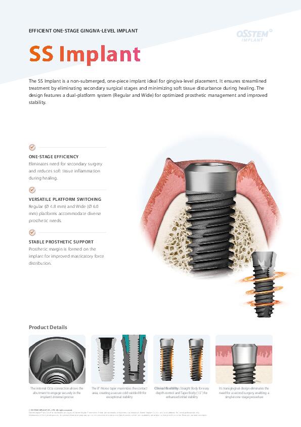 Flyer | SS Implant System