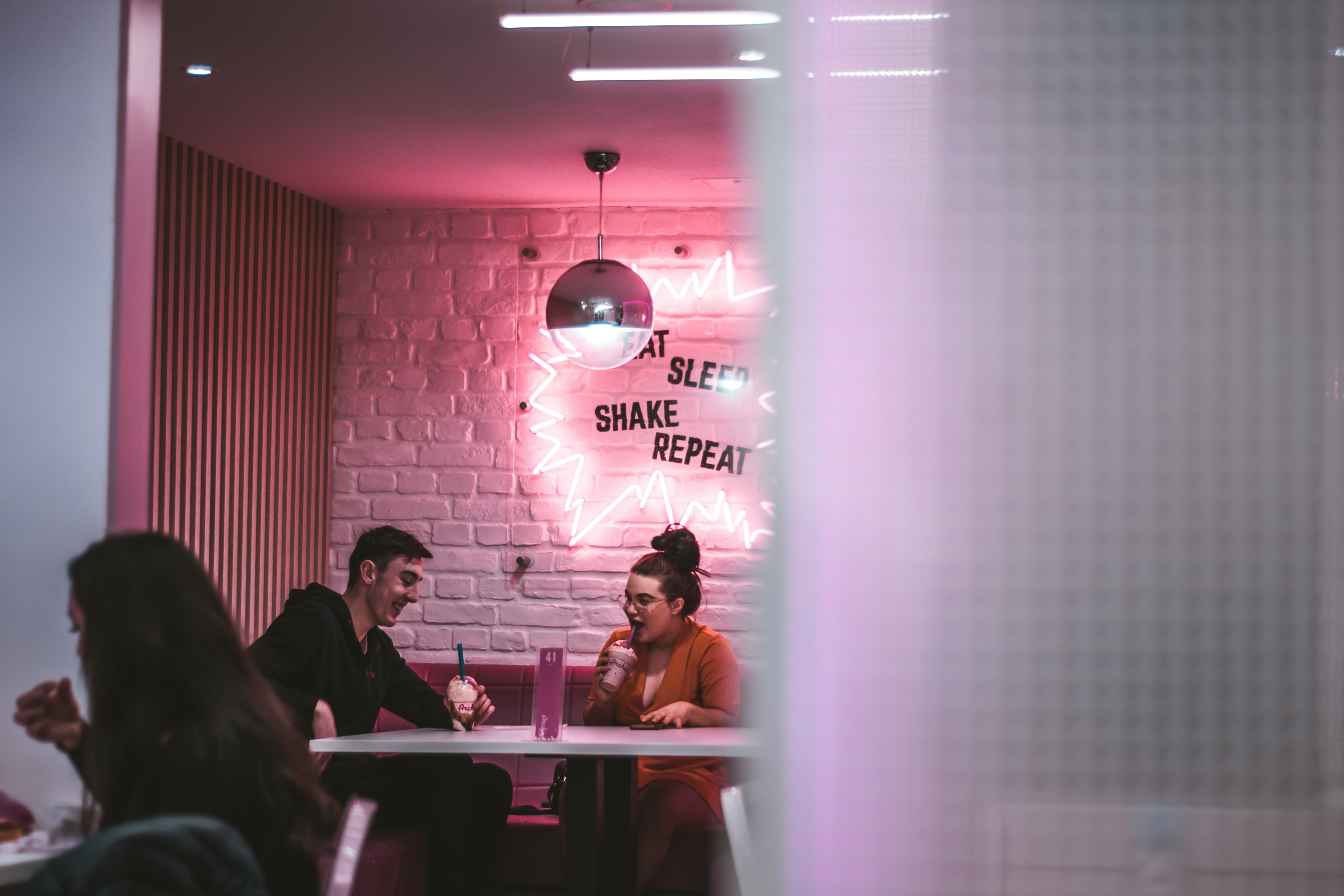 image of job applicants in a discussion (for a medical clinic)