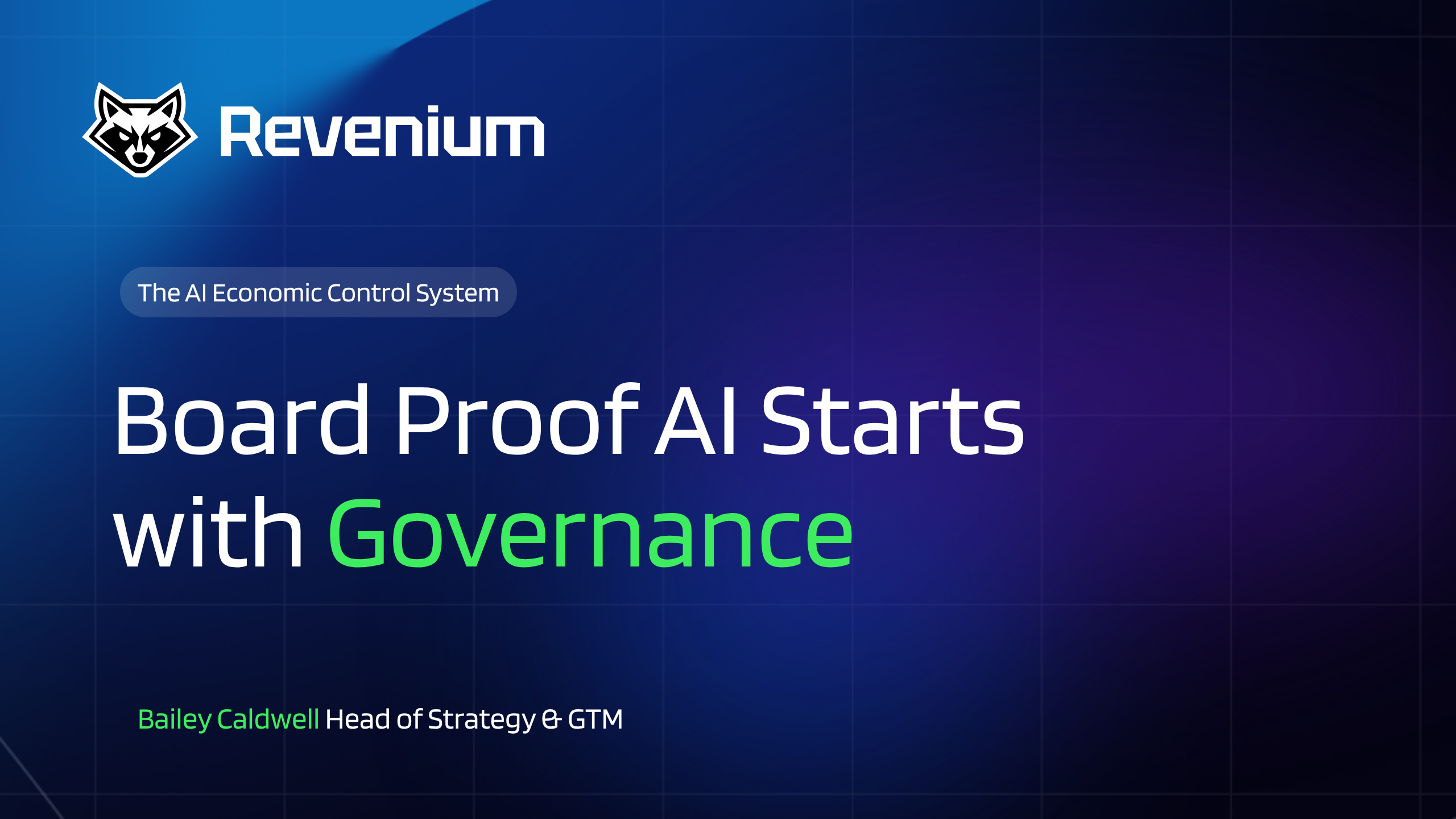 Governance Before Deployment: The Fastest Path to AI in Production