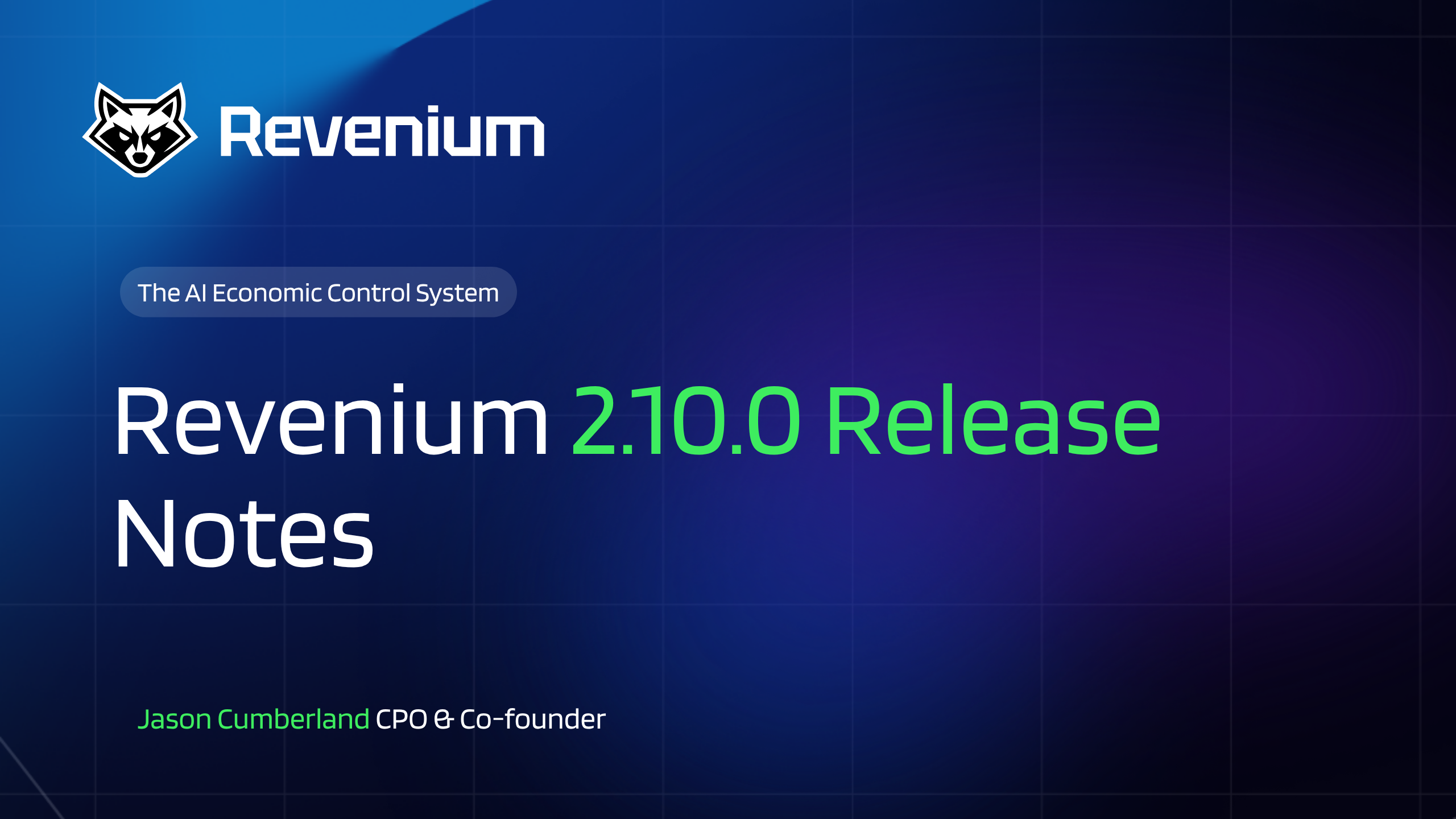 Revenium 2.10.0 Release: Faster Navigation, Cmd+K Global Search, and MCP Upgrades