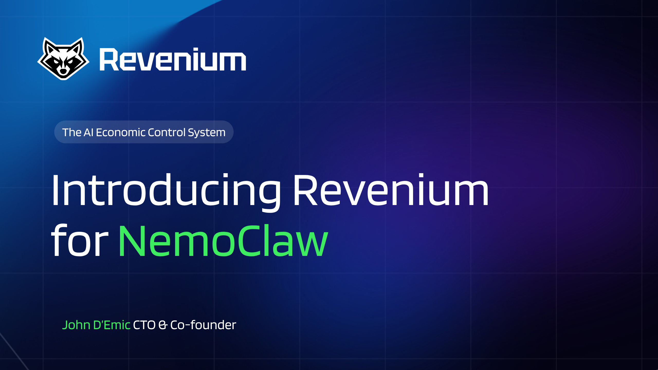 NVIDIA Secures the Agent. Revenium Governs Its Spend and Proves Its ROI.