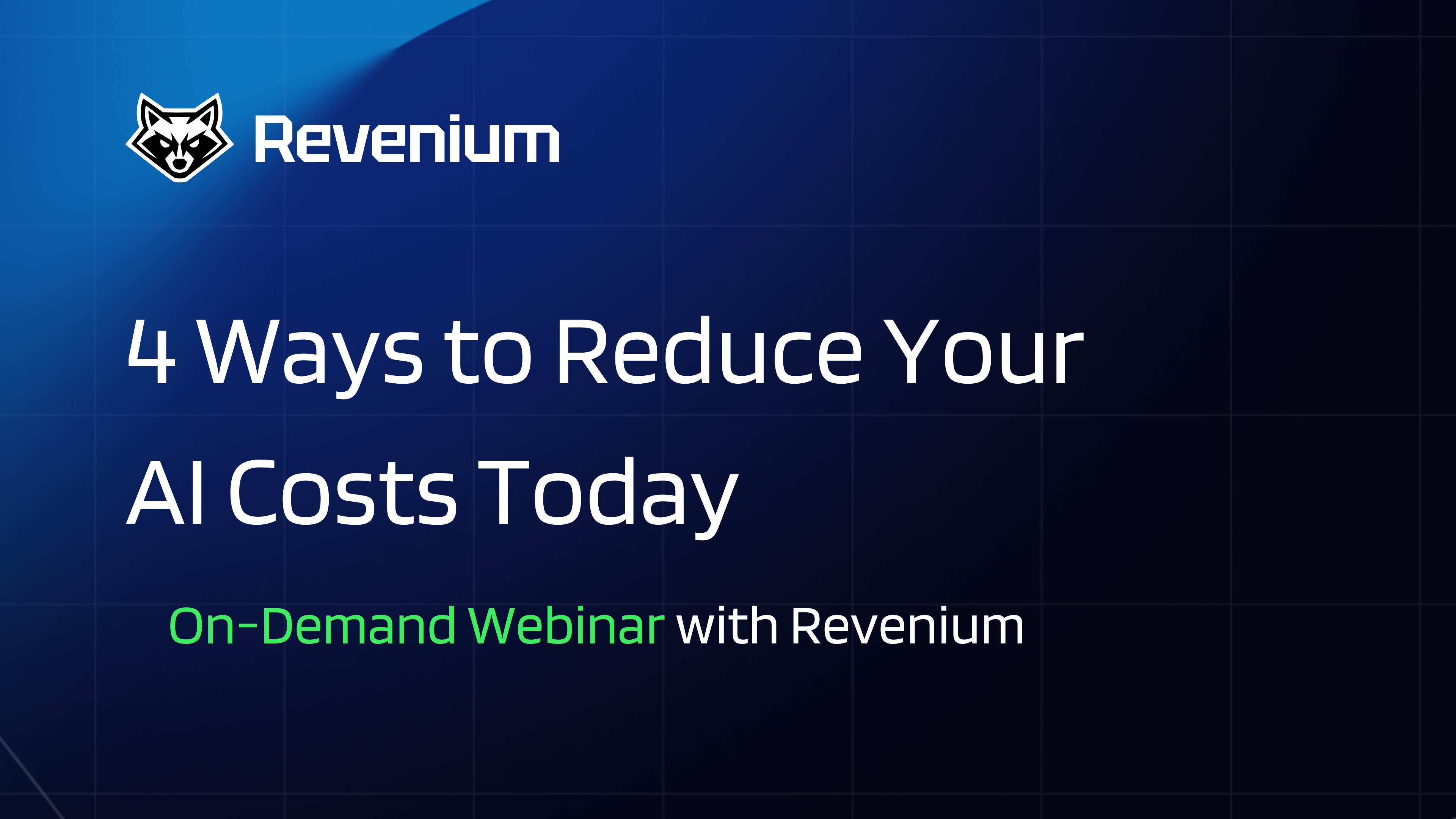 4 Ways to Reduce Your AI Costs Today