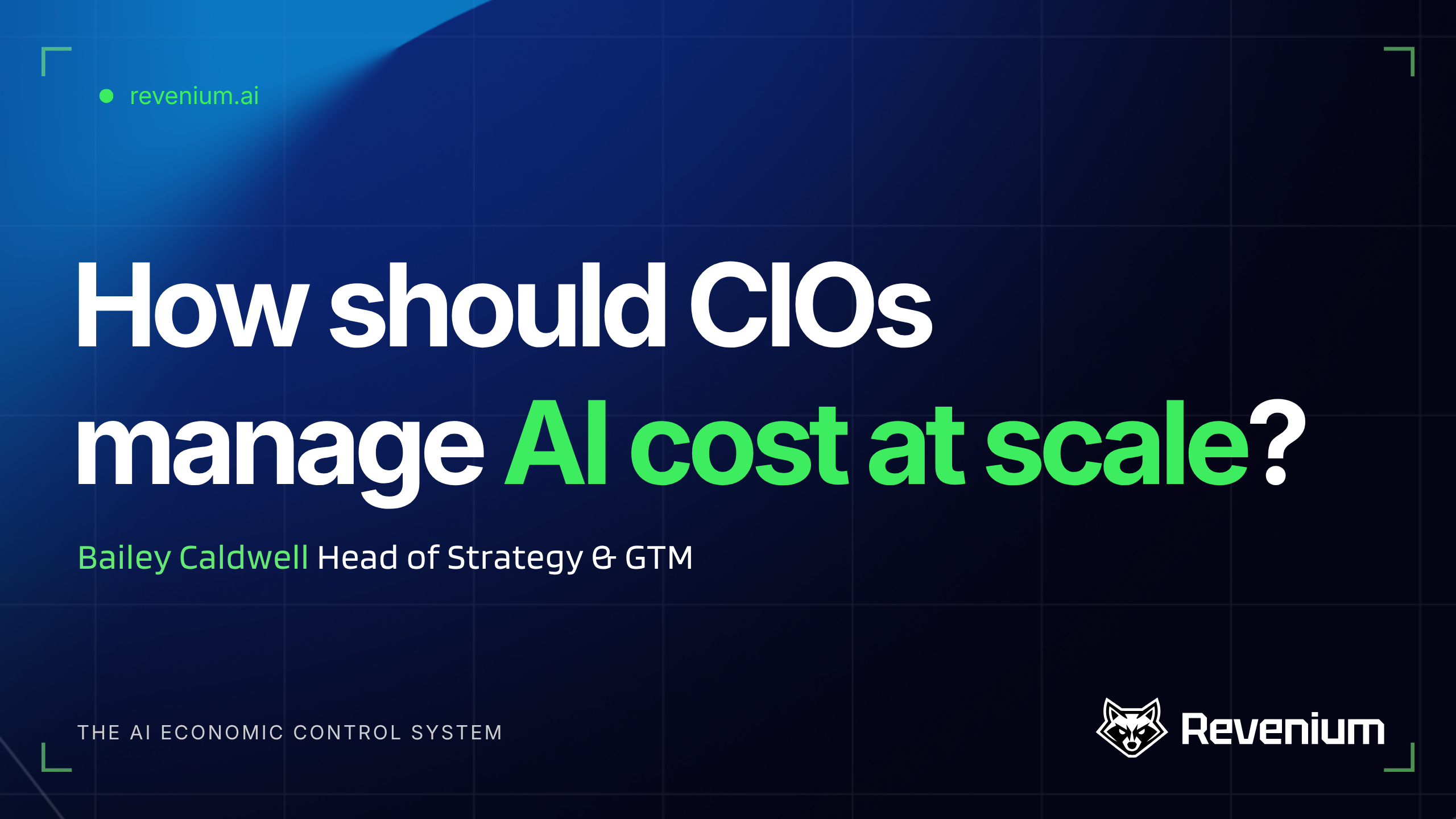 The CIO's Real Job on AI Cost is Managing Demand, not Cutting Spend.