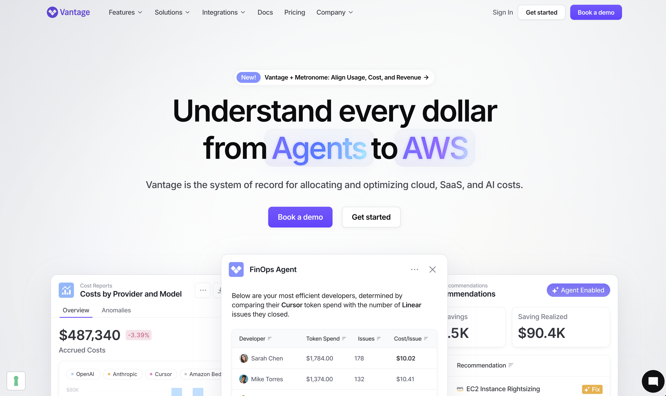 Vantage Homepage
