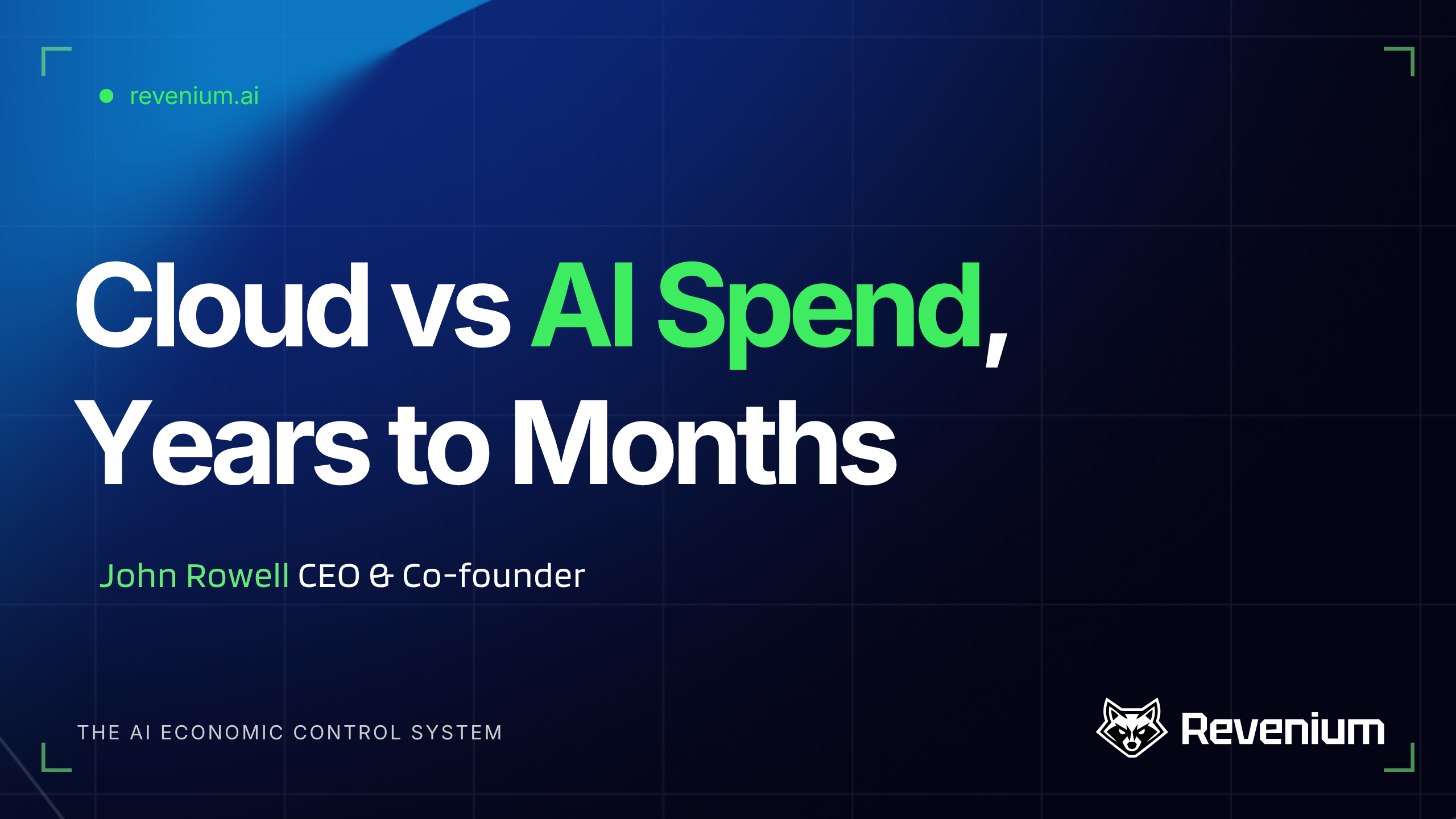 Cloud Spend Took Years to Get Out of Control. AI Spend Will Do It in Months.
