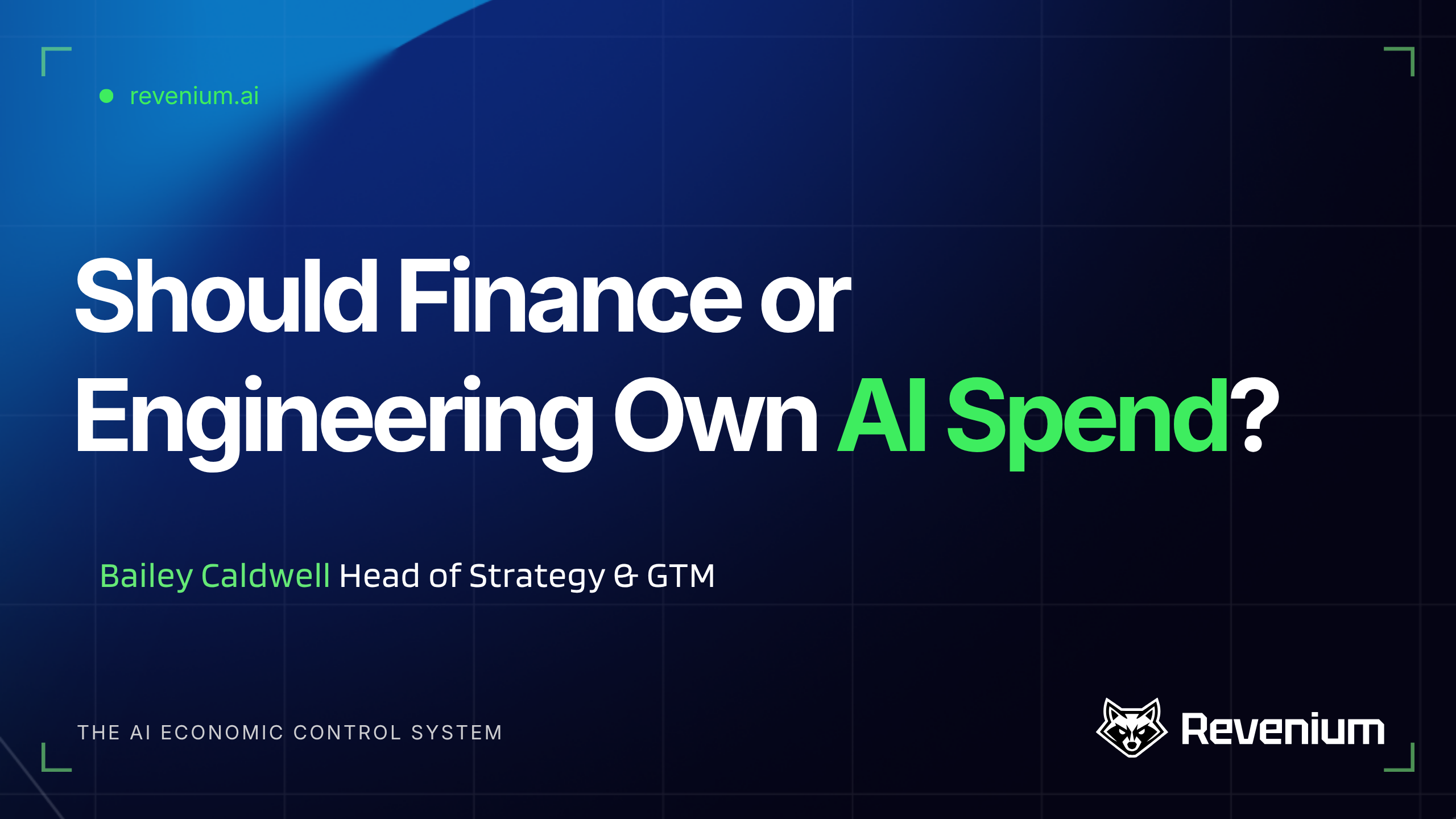 Who Should Own the AI Budget Line