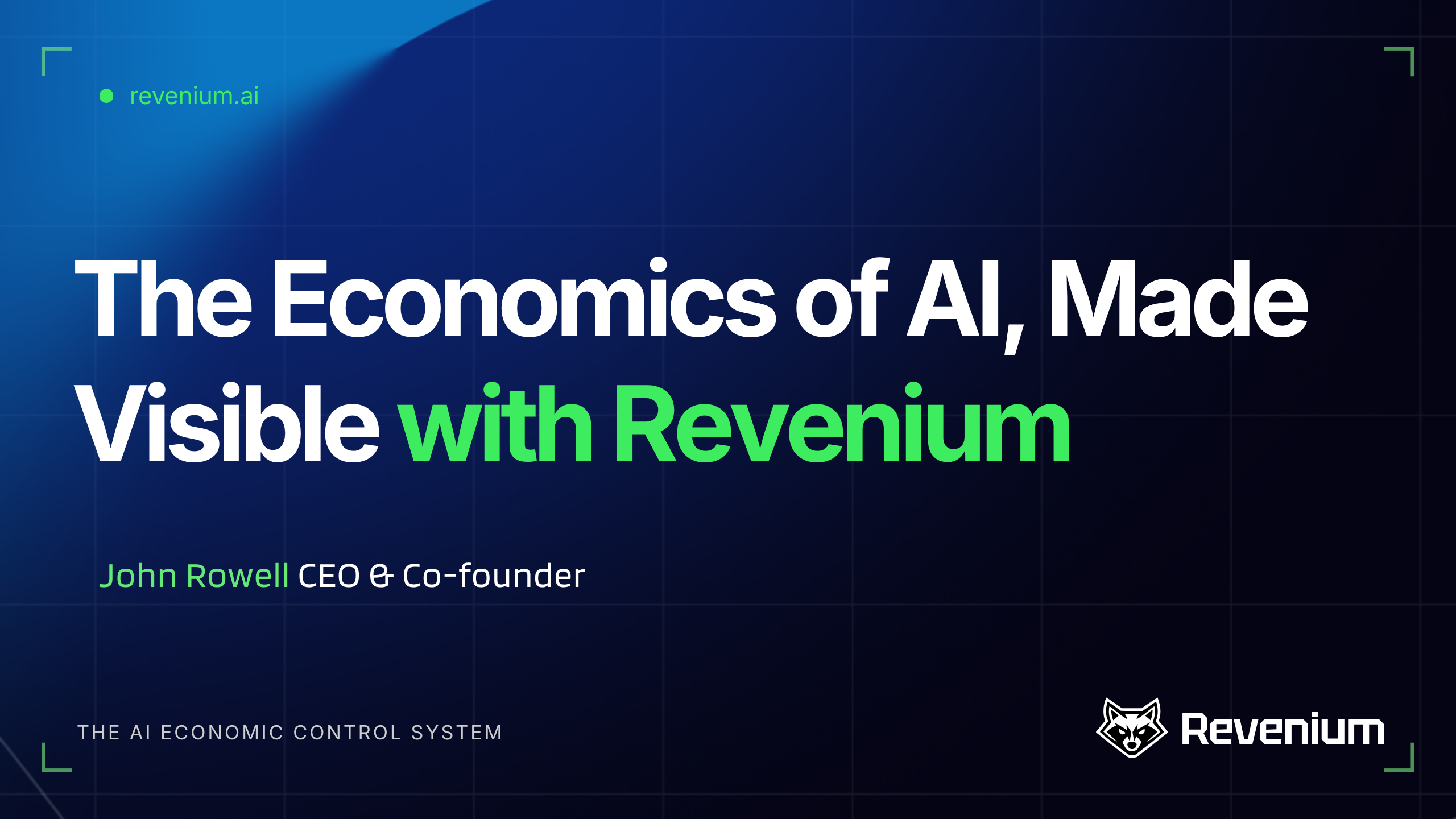 The Economics of AI, Made Visible