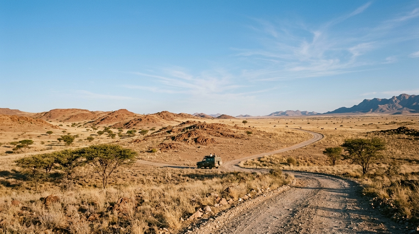Illustration zum Thema: Damaraland in Namibia: Passt die Region zu deiner ersten Rundreise?