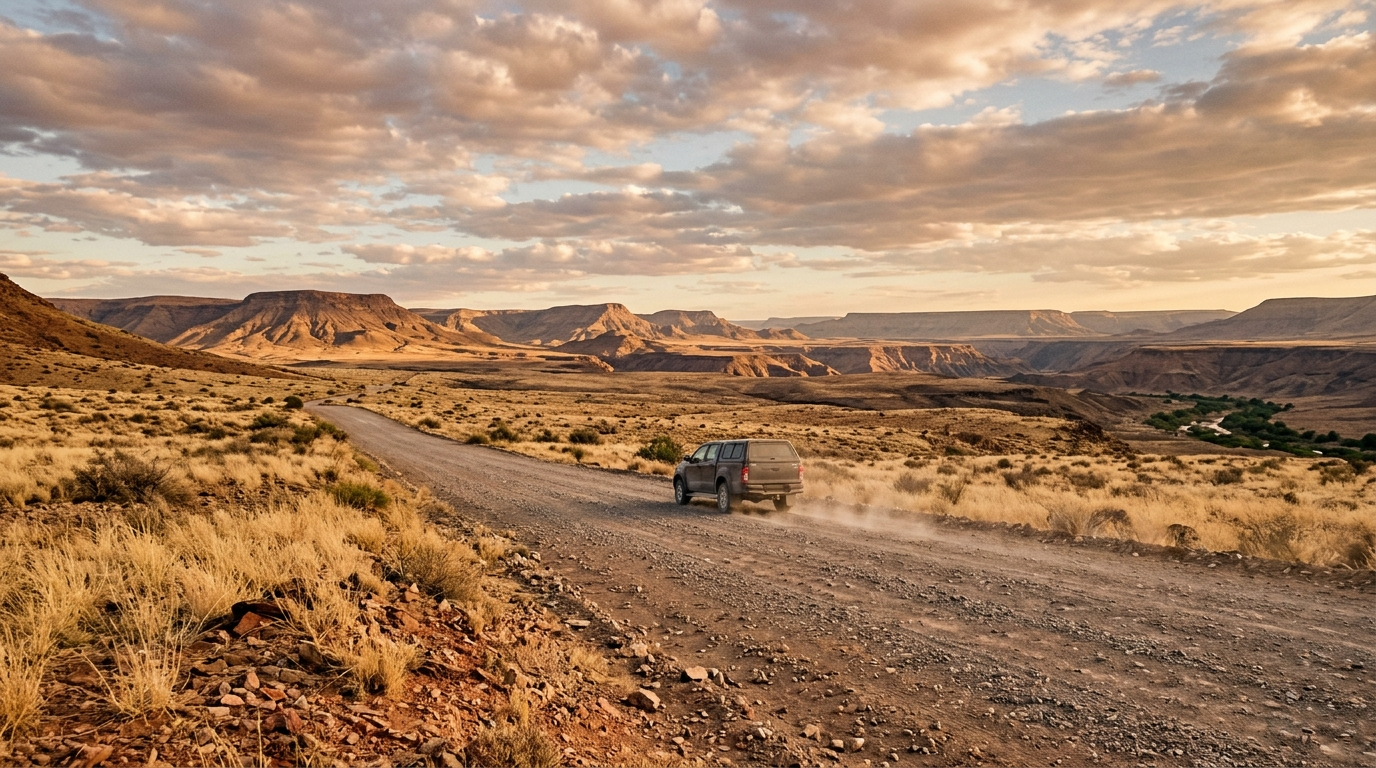 Illustration zum Thema: Fish River Canyon und Oranje: Welche Fahrzeugtechnik passt?