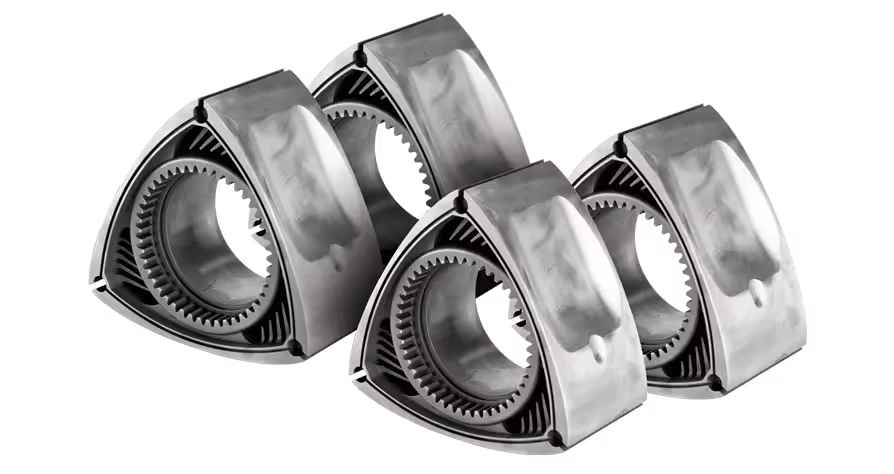 Rotron RT1200 Quad Rotor Wankel Engine