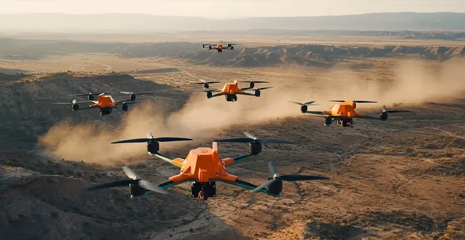 Rotron RT-Target10 Quadcopter Swarming Capability