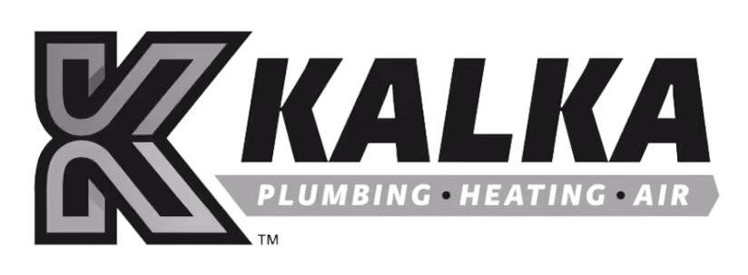 Logo of Kalka with stylized letter K followed by the text 'KALKA' and 'PLUMBING • HEATING • AIR'.