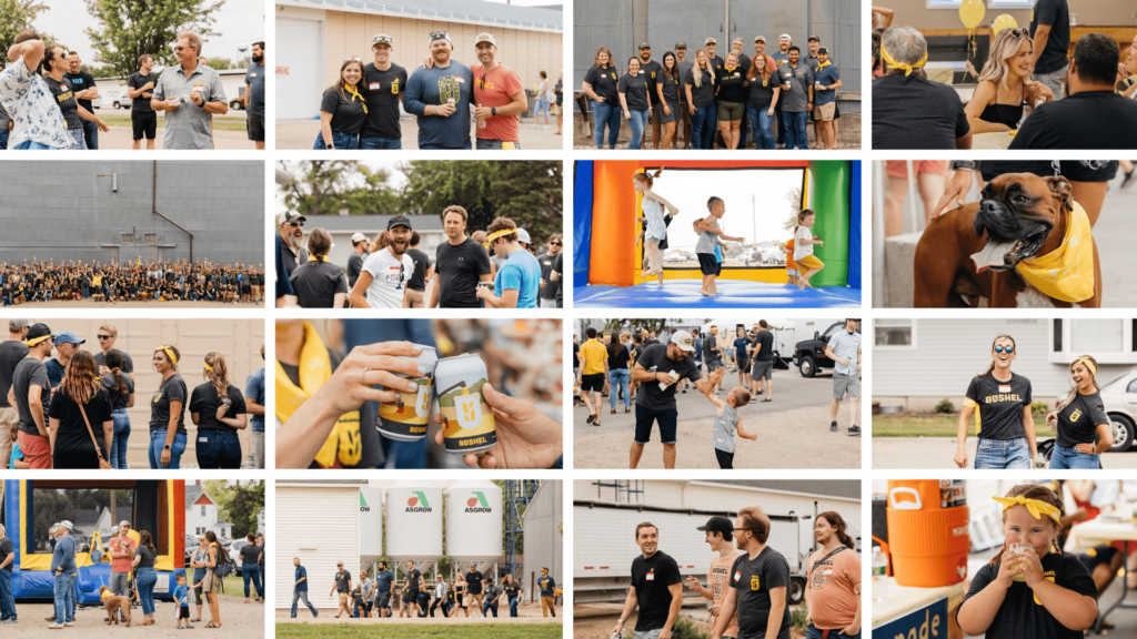 Collage of Bushel team photos