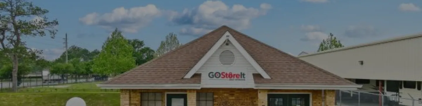 Neighbourhood Storage — exterior view of the self-storage facility in Houston, TX, electrical self-performed by Pillars Electric