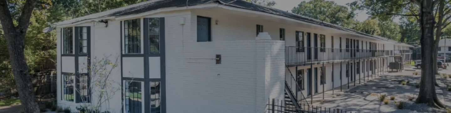 Spring Court — exterior view of the multifamily community in Memphis, TN, electrical self-performed by Pillars Electric