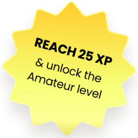reach 25 xp badge