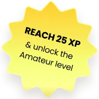 reach 25 xp badge
